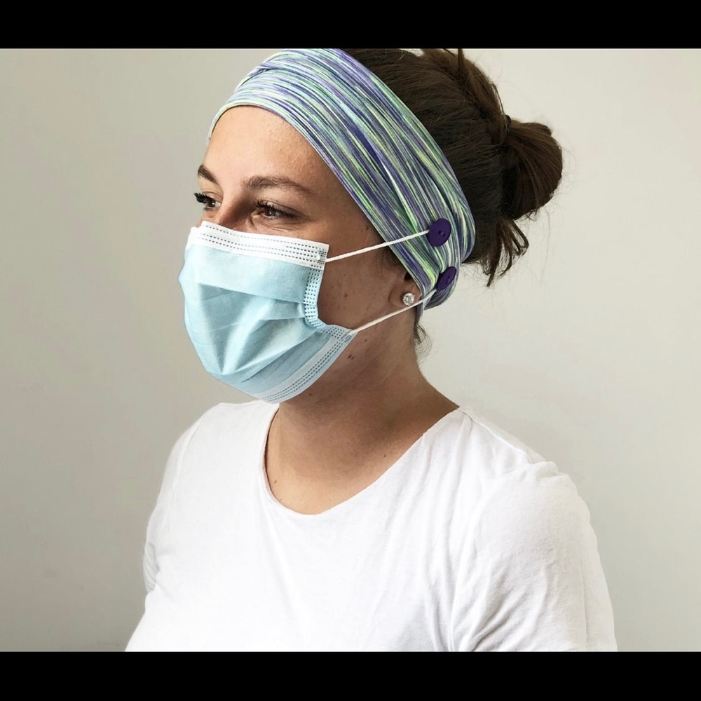 Headband for facemask